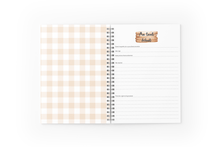 Charger l'image dans la galerie, Journal de grossesse - Bleu Tartan (996 - S) - Moments ancrés