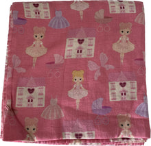 Charger l'image dans la galerie, Couverture en mousseline de bambou - Ballerines petite maman - Moments ancrés