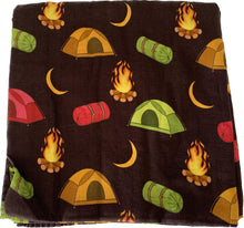 Charger l'image dans la galerie, Couverture en mousseline de bambou - Camping Sauvage - Moments ancrés