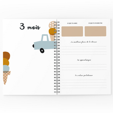 Charger l'image dans la galerie, Mon journal de bébé - Crème glacée - Moments ancrés
