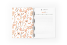Charger l'image dans la galerie, Mon journal de bébé - Fleurs corails - Moments ancrés