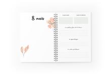 Charger l'image dans la galerie, Mon journal de bébé - Fleurs corails - Moments ancrés