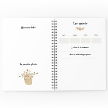 Charger l'image dans la galerie, Mon journal de bébé - Lapins fleuris - Moments ancrés