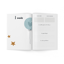 Charger l'image dans la galerie, Mon journal de bébé - Montgolfières - Couvertures rigides - Moments ancrés