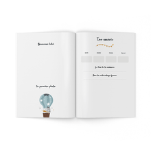 Charger l'image dans la galerie, Mon journal de bébé - Montgolfières - Couvertures rigides - Moments ancrés