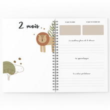 Charger l'image dans la galerie, Mon journal de bébé - Safari - Moments ancrés