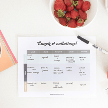 Charger l'image dans la galerie, Outil à télécharger - Lunch et collations - Moments ancrés